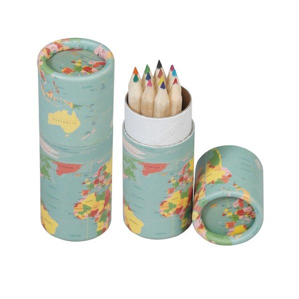 Set od 12 bojica Rex London World Map-image-2