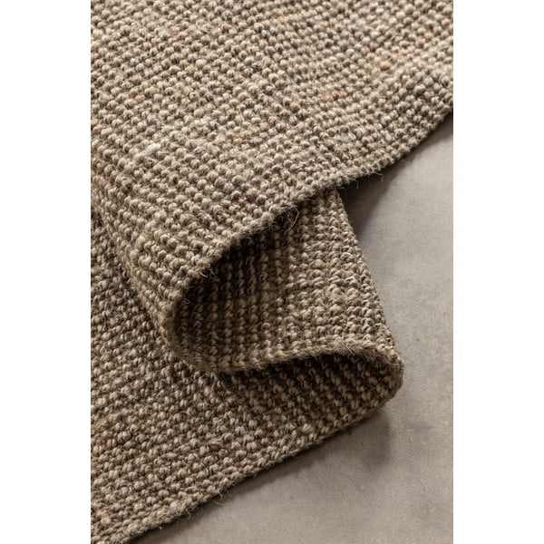 Smeđe-sivi juten tepih 190x280 cm Bouclé – Hanse Home-image-3