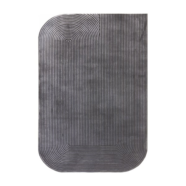 Antracitno sivi tepih 200x290 cm Kuza – Asiatic Carpets