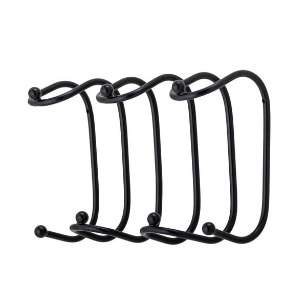Crna metalna zidna vješalica Maltha – Bloomingville-image-1