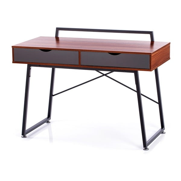 Radni stol s pločom stola u dekoru oraha 57.5x120 cm Tolm – Homede