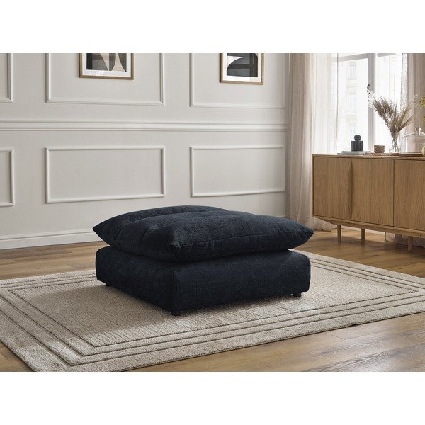 Tamno plavi tabure od šenila Neil – Bobochic Paris-image-1