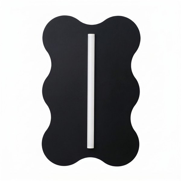 Crna metalna zidna lampa KLOVER – Thoro