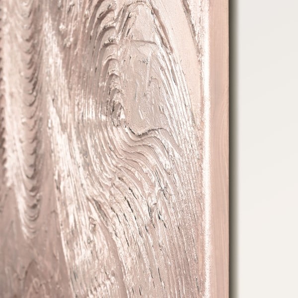 Ručno oslikana slika 88x118 cm Metallic Rose – Malerifabrikken-image-3