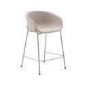 Bež barska stolica (visine sjedala 65 cm) Yvette – Kave Home