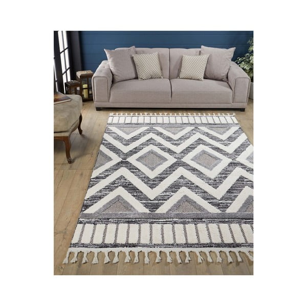 Sivi tepih 230x160 cm Shaggy - Mila Home-image-1