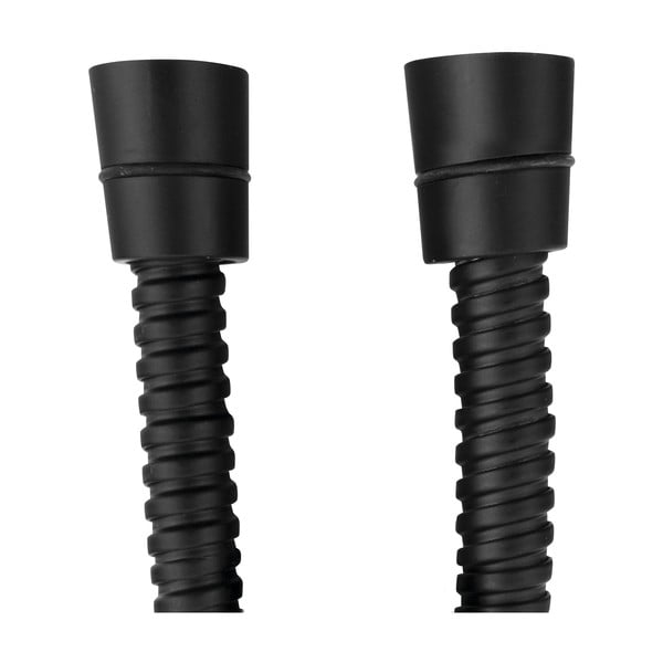 Mat crno crijevo za tuširanje od nehrđajućeg čelika Powerflex – Sapho-image-1