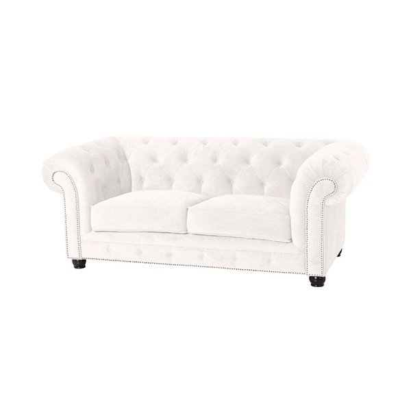 Krem kauč Max Winzer Orleans Velvet, 196 cm-image-1
