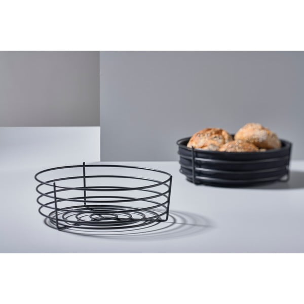 Crna košara za kruh i voće Zone Singles-image-1