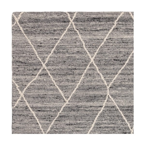 Sivi vuneni tepih 200x290 cm Noah – Asiatic Carpets-image-3