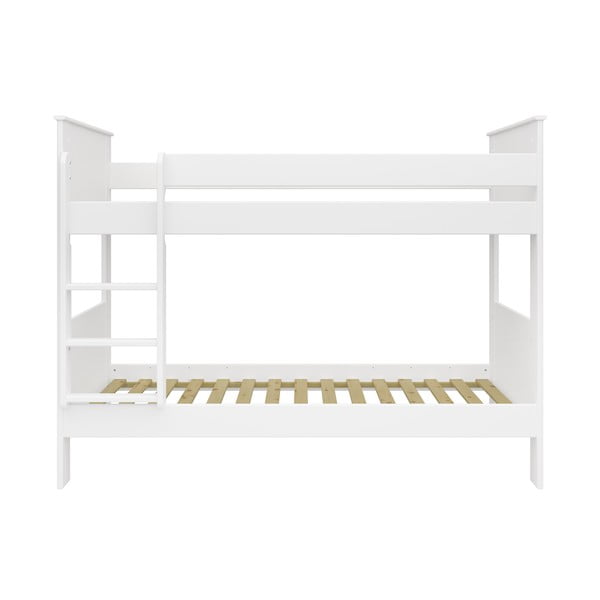 Bijeli dječji krevet na kat 90x200 cm Alba - Tvilum