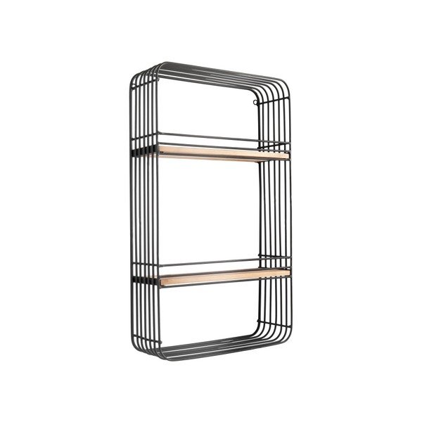 Crna zidna polica Leitmotiv Rectangle-image-2