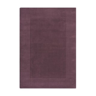 Tamno ljubičasti ručno rađen vunen tepih 160x230 cm Border – Flair Rugs