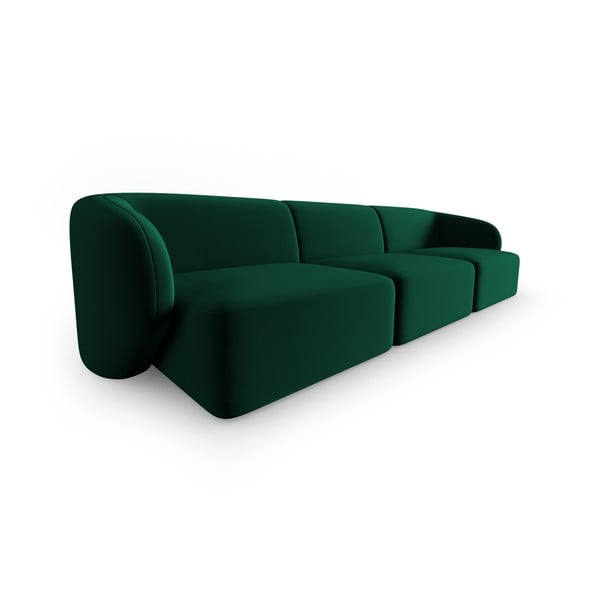 Zelena baršunasti sofa 266 cm Paolo – Milo Casa-image-2