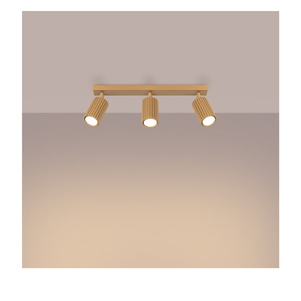 Reflektor u zlatnoj boji 6,5x45 cm Gleam – Sollux-image-2