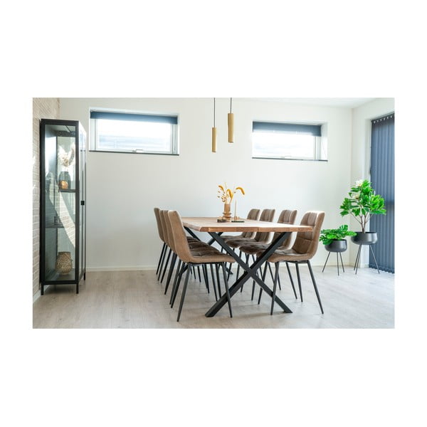 Blagovaonski stol s hrastovom pločom stola 95x240 cm Toulon – House Nordic-image-2