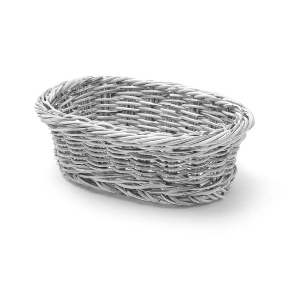 Siva košara za peciva Hendi, 12 x 19 cm