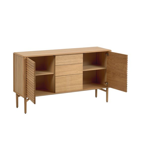 Komoda u hrastovom dekoru Kave Home Lenon-image-2