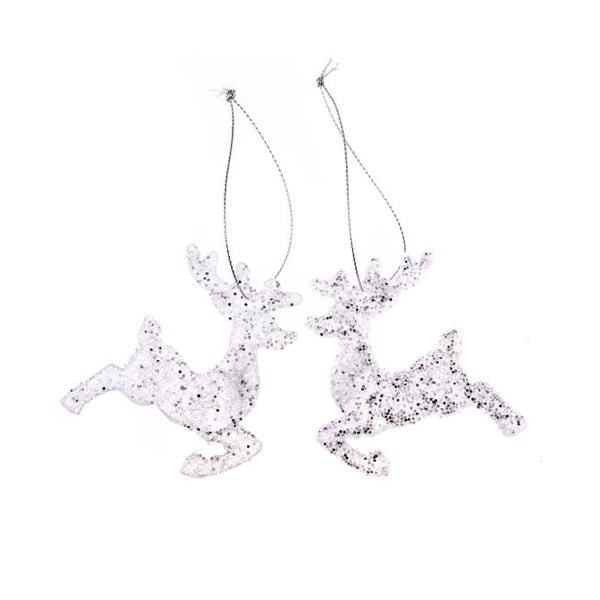 Plastični ukrasi za božićno drvce u setu 2 kom 7 cm – Dakls