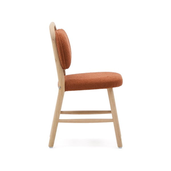 Dječja stolica boja terakote Helda – Kave Home-image-4