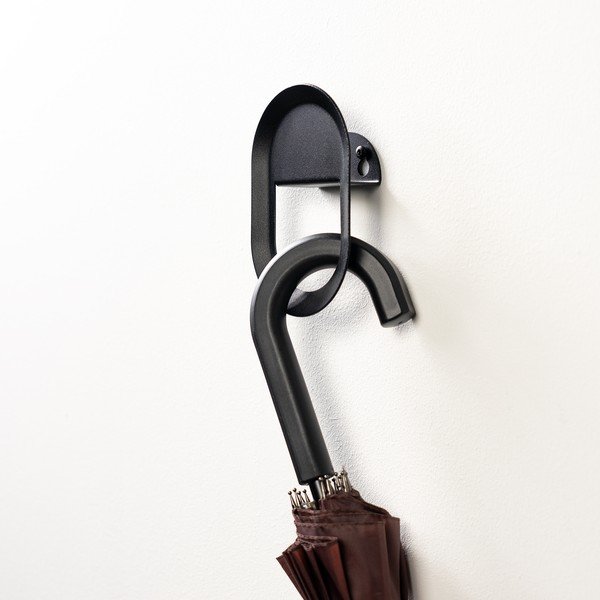 Crna željezna zidna kuka Coucou – Spinder Design-image-2