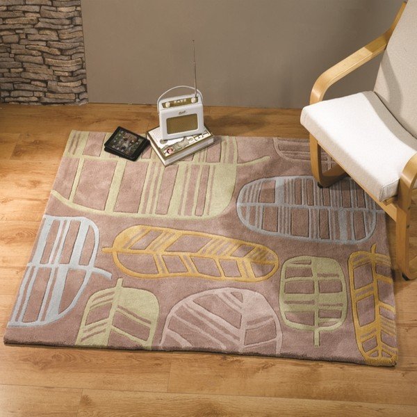 Tepih Fossil Leaf 80x150 cm, smeđi-image-1