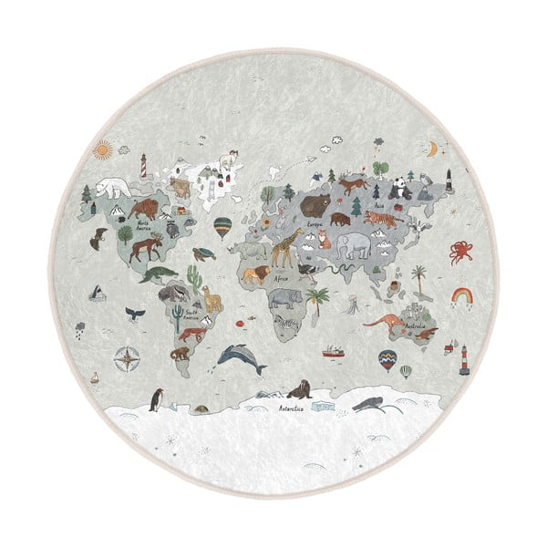 Periv dječji tepih za igru ø120 cm Big World – Mila Home