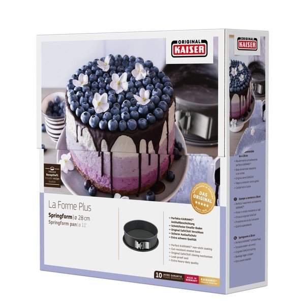 Crna torta ovalna Kaiser La Forme Plus, ø 28 cm-image-1