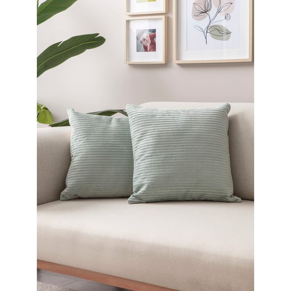 Ukrasne jastučnice u setu 2 kom od samta 43x43 cm – Mioli Decor-image-1