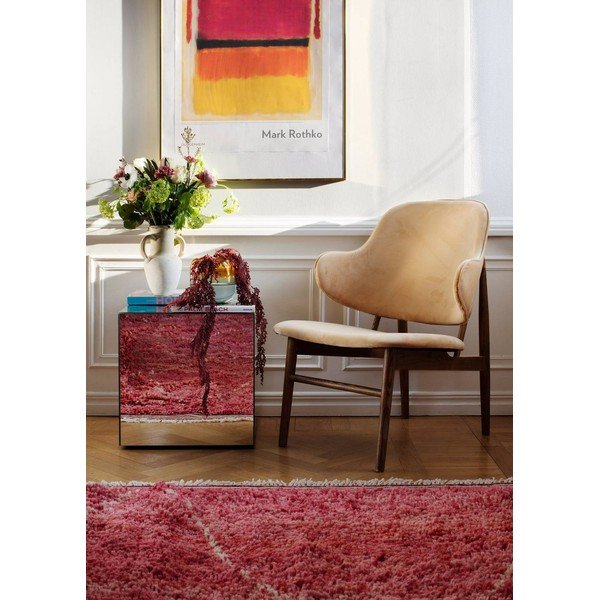 Stakleni pomoćni stol 45,5x45,5 cm Cube – Ellos Home-image-2