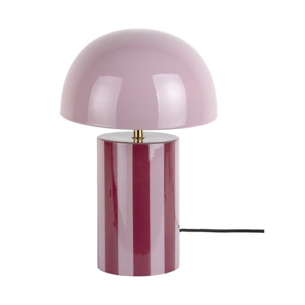 Ljubičasta metalna stolna lampa (visina 34 cm) Rayado – Leitmotiv