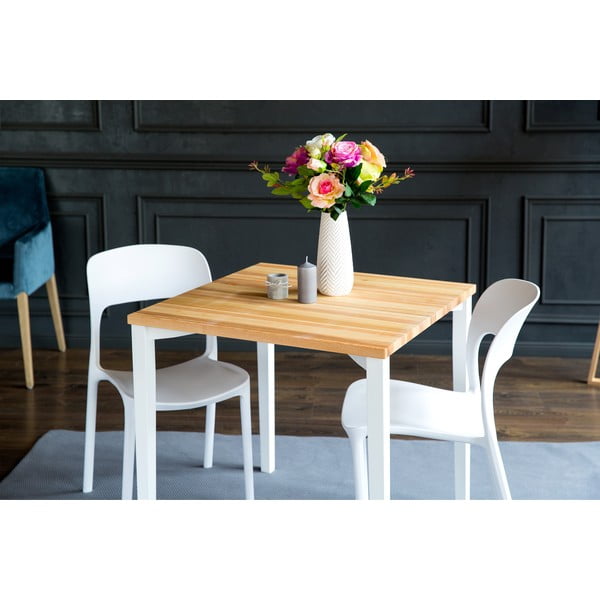 Bijeli stol za blagovanje Ragaba TRIVENTI, 80 x 80 cm-image-3