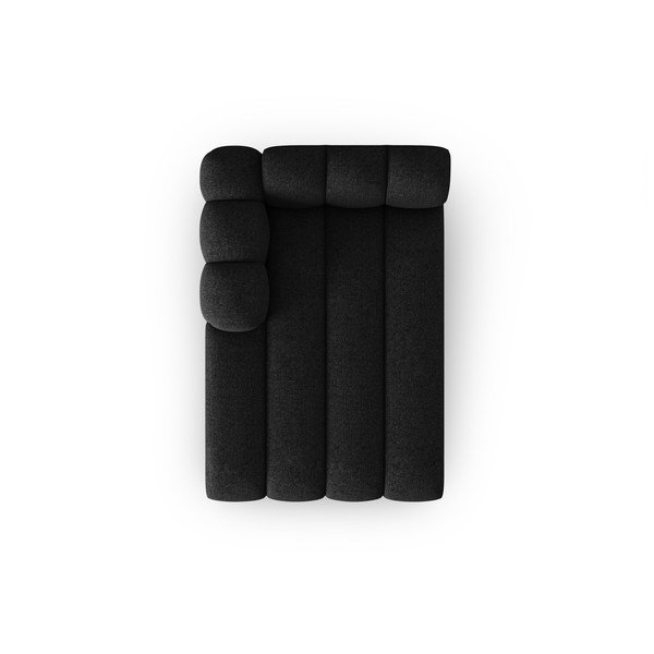 Crna/antracitno siva ležaljka (s lijevim kutom) Lupine – Micadoni Home-image-2