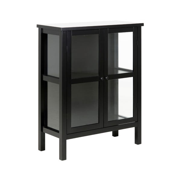 Crna vitrina s 2 vrata Actona Eton, visina 99,5 cm-image-2