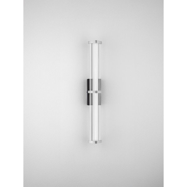 Mat crna/u mat srebrnoj boji metalna LED zidna lampa s mogućnosti zatamnjivanja Pheme – Nova Luce-image-4