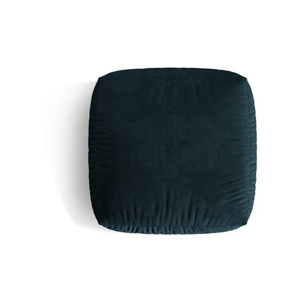 Tamno plavi baršunast modularni tabure Martina – Micadoni -image-2