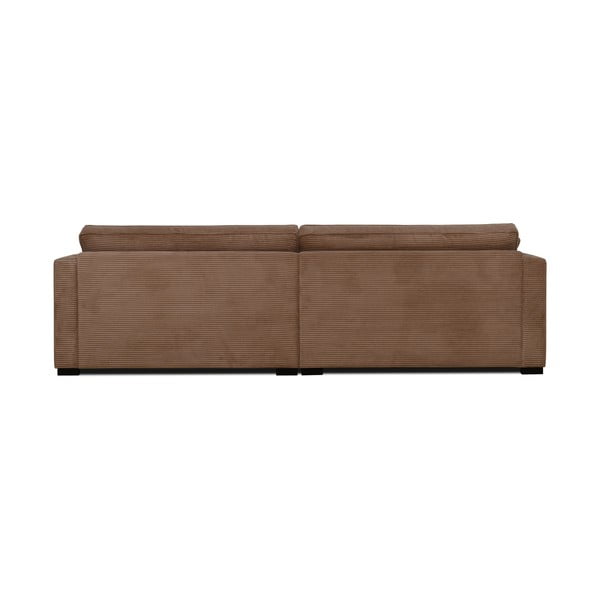 Svjetlo smeđa sofa od samta 266 cm Mobby – Scandic-image-3
