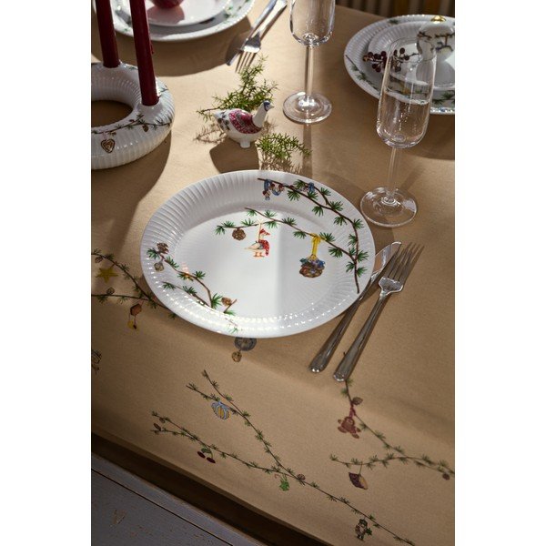 Bijeli porculanski tanjur s božićnim motivom ø 27 cm Hammershøi Christmas – Kähler Design-image-1