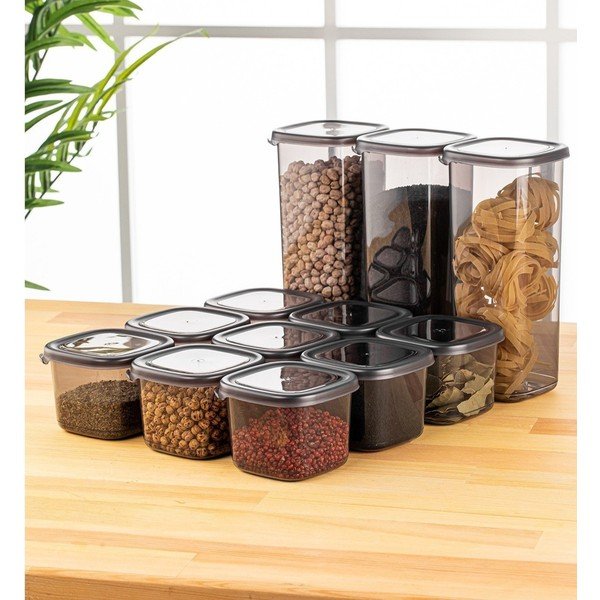Posude za namirnice u setu 12 kom za čuvanje hrane Fresco – Hermia-image-1
