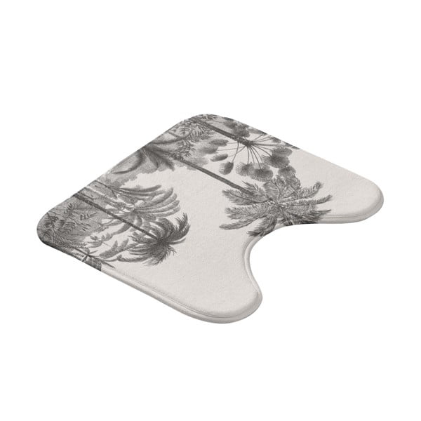 Crna/bež kupaonska prostirka za WC 45x45 cm Cocoty – douceur d'intérieur-image-2