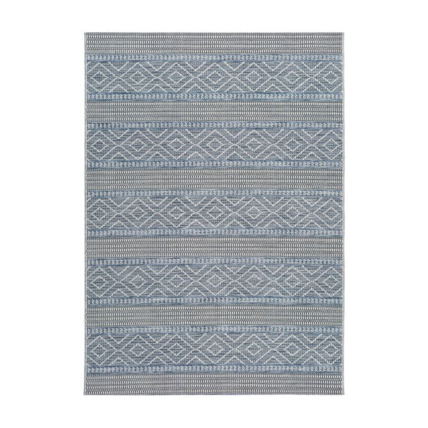 Plavi vanjski tepih Universal Cork Lines, 115 x 170 cm