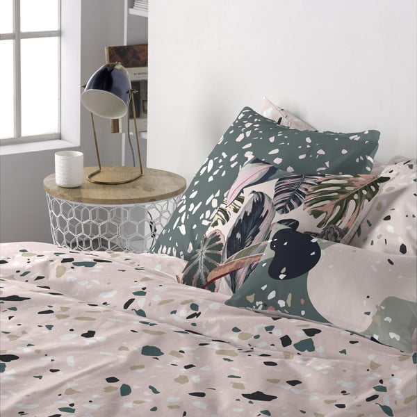 Set 2 pamučne jastučnice Blanc Granite-image-1