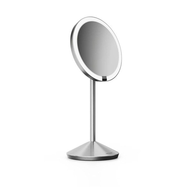 Kozmetičko ogledalo s osvjetljenjem/povećavajuće (s povećanjem 5x) ø 12 cm – simplehuman-image-3