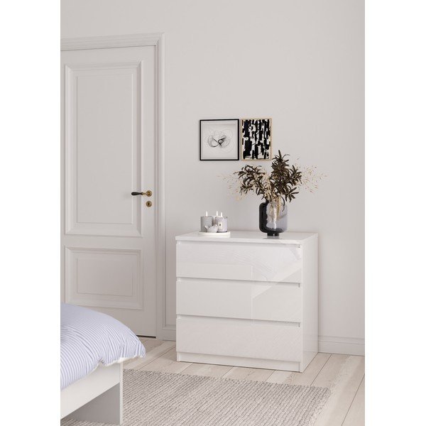 Bijela komoda 77x76x50 cm Naia – Tvilum-image-1