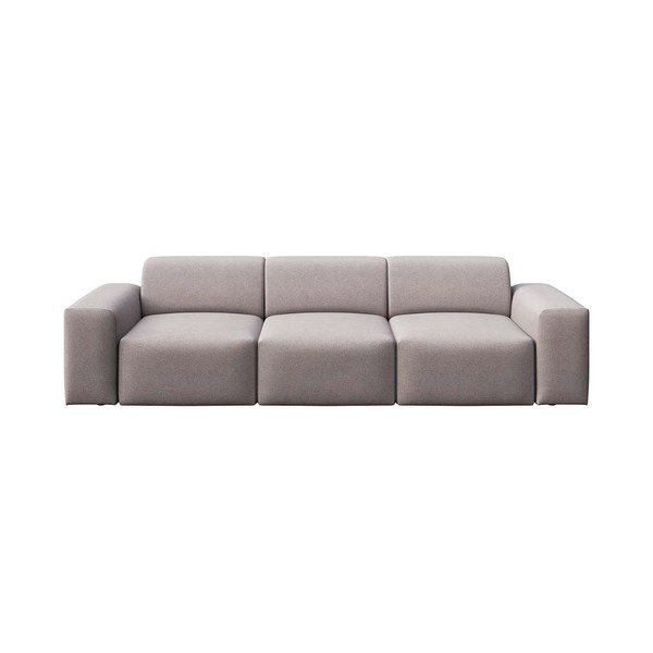 Siva baršunasti sofa 285 cm Villet – Rodier