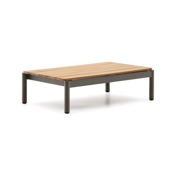 Vrtni stolić za kavu od masivne tikovine 57x91 cm Sorells – Kave Home