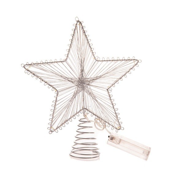 Svjetlosni ukras na baterije u srebrnoj boji Startop – Dakls