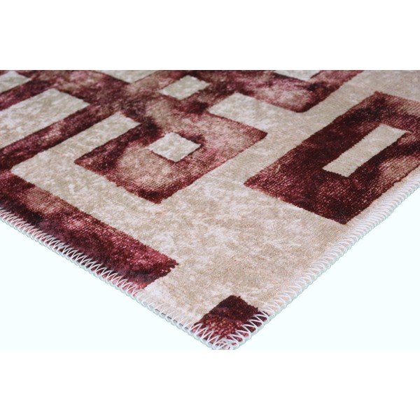Crveno-bež tepih 140x80 cm - Vitaus-image-2