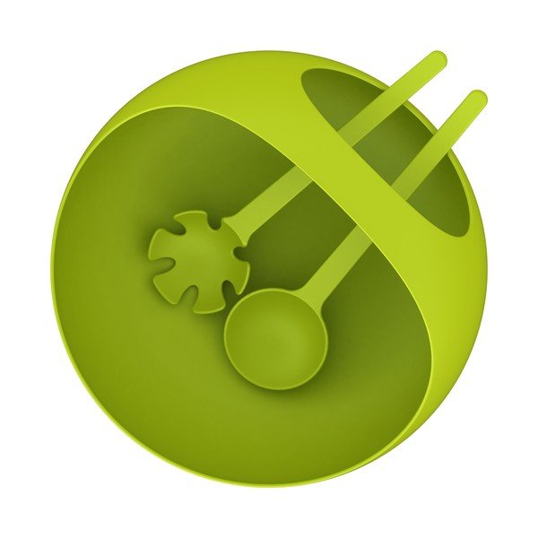 OBUSTAVLJENA PROIZVODNJA - Posuda za salatu, zelena-image-1