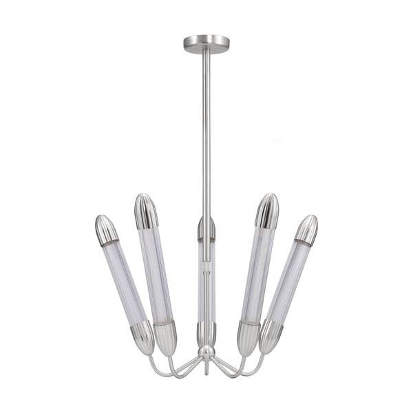 Željezna viseća svjetiljka u srebrnoj boji sa staklenim sjenilom ø 69 cm Lemon Squeeze – UMAGE-image-3